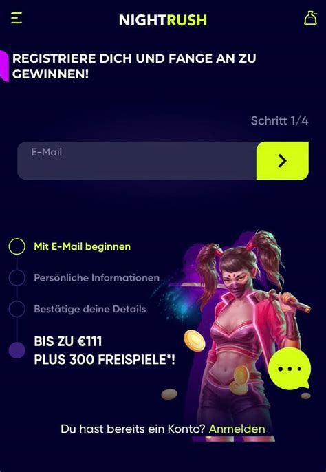 Dein Casino Bonus bei NightRush wartet schon!.